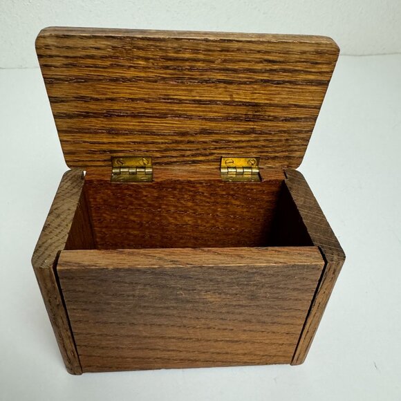 Vintage Wooden Trinket Box - Picture 1 of 7